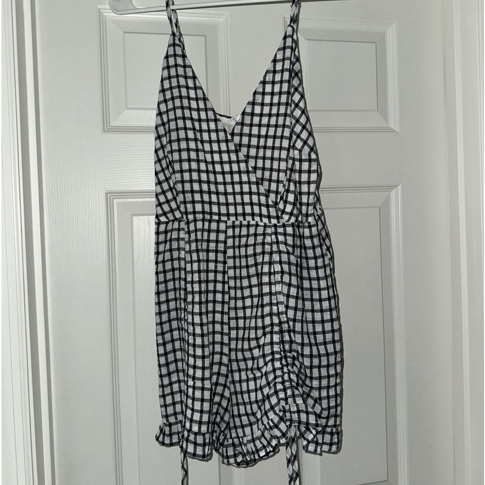 TheBoutique checkered romper